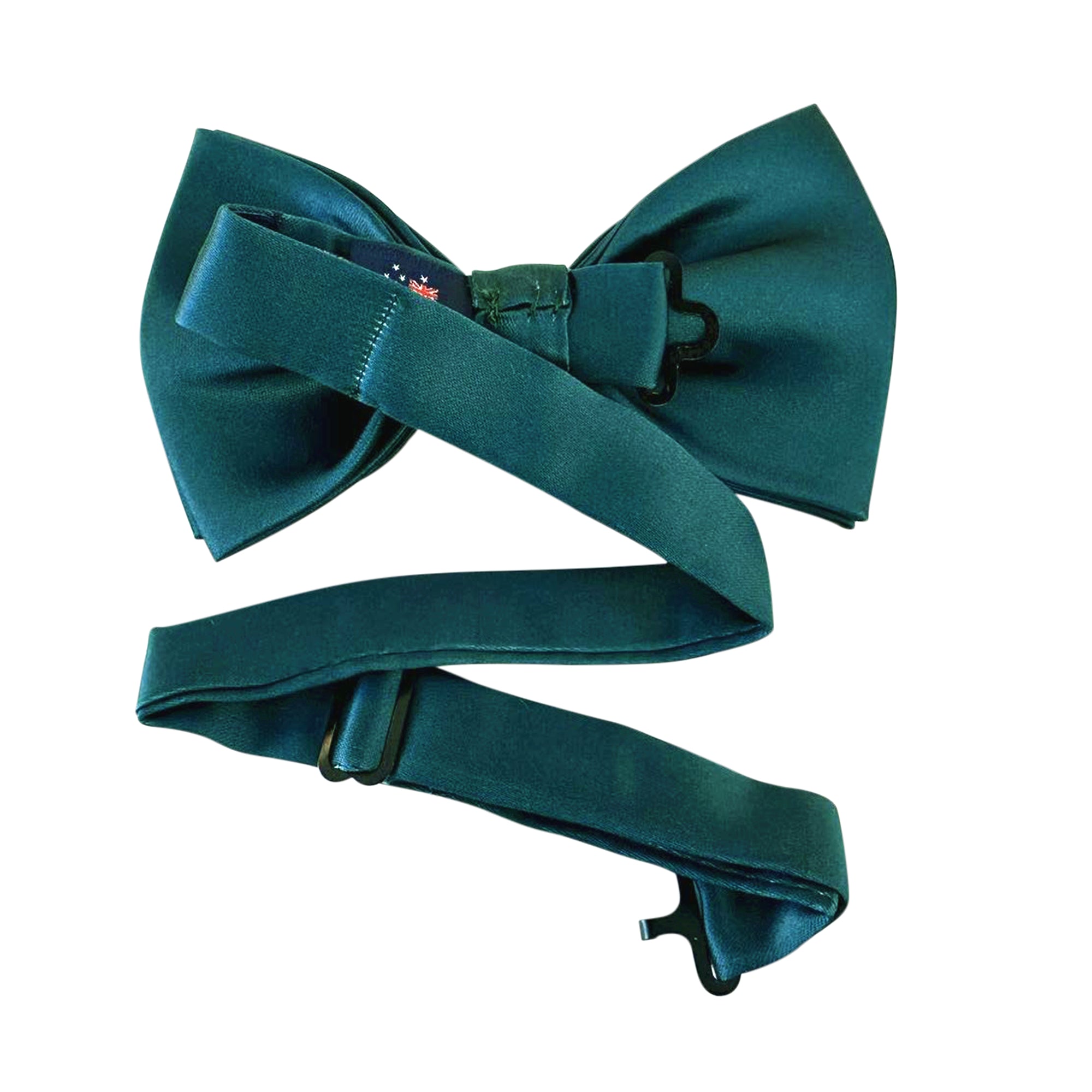 Peacock Satin Pre-tied Bow Tie