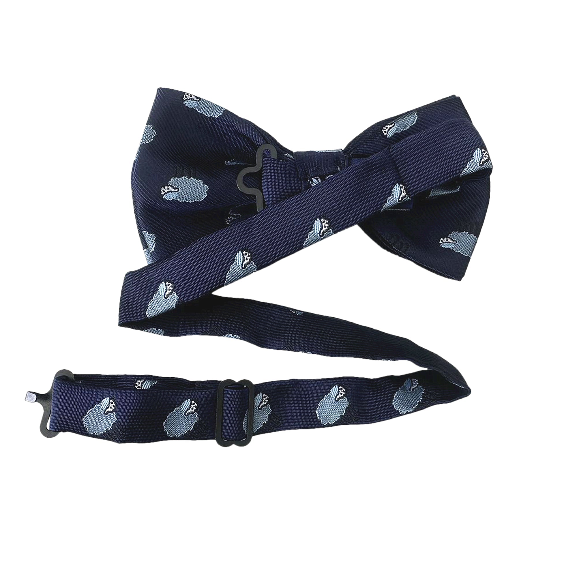 Dark Navy Blue Sheep Pre-tied Bow Tie