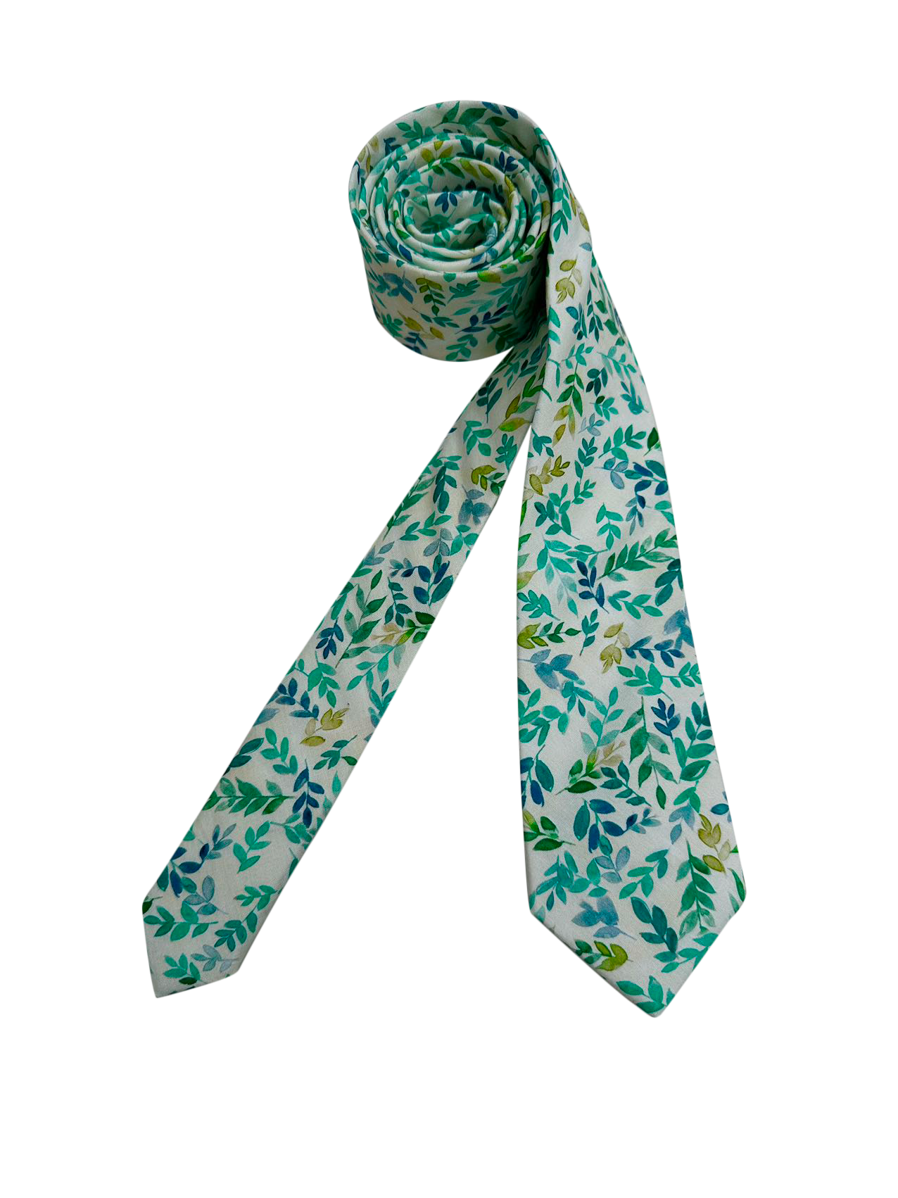 Sage Green Grass Skinny Tie