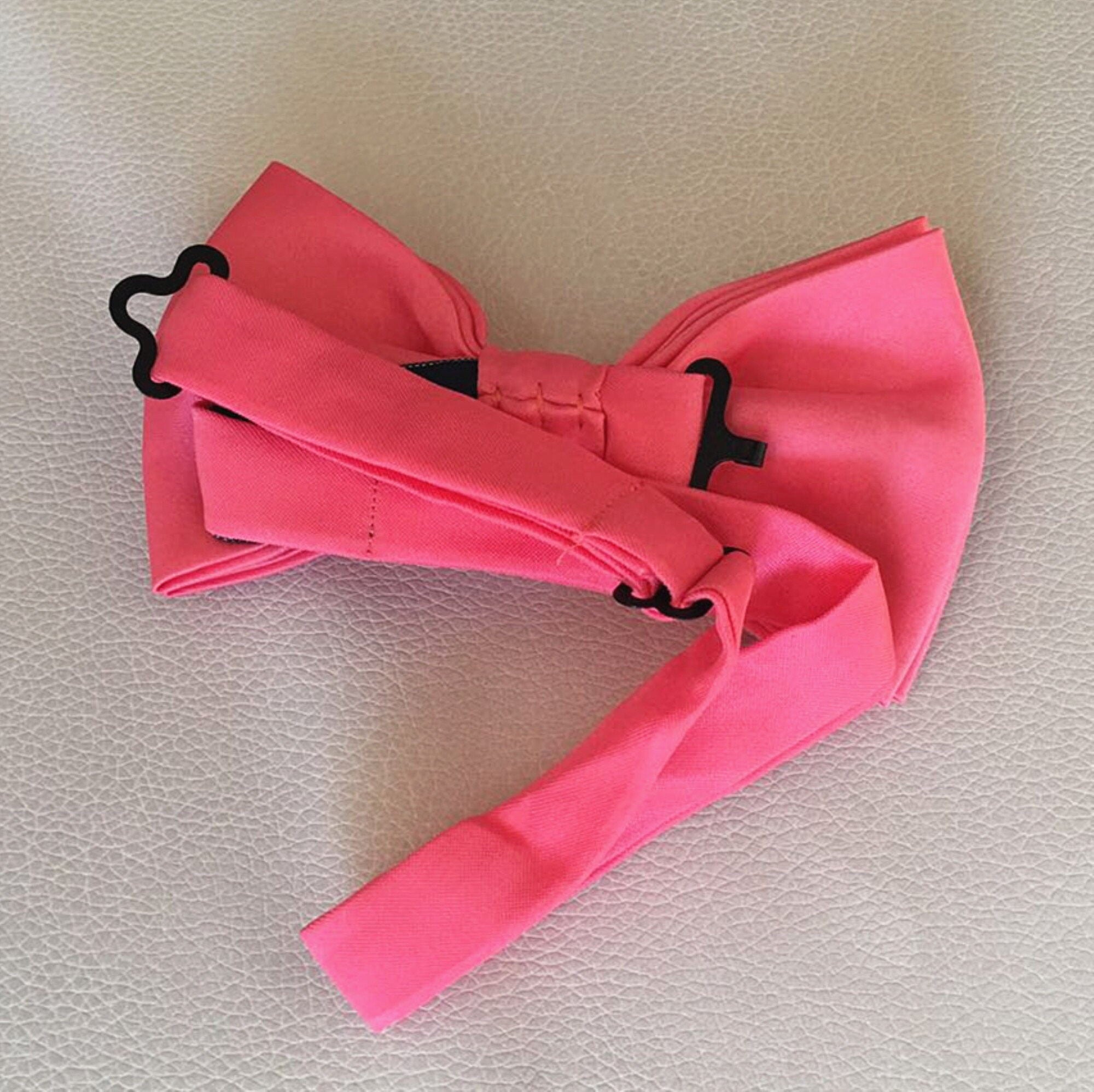 Guava Satin Pre-Tied Bow Tie