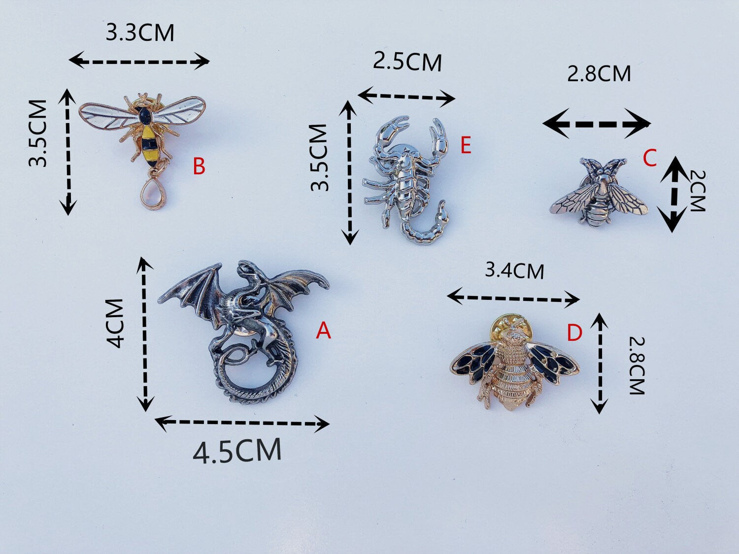 T-Rex Bumble Bee Lapel Pin