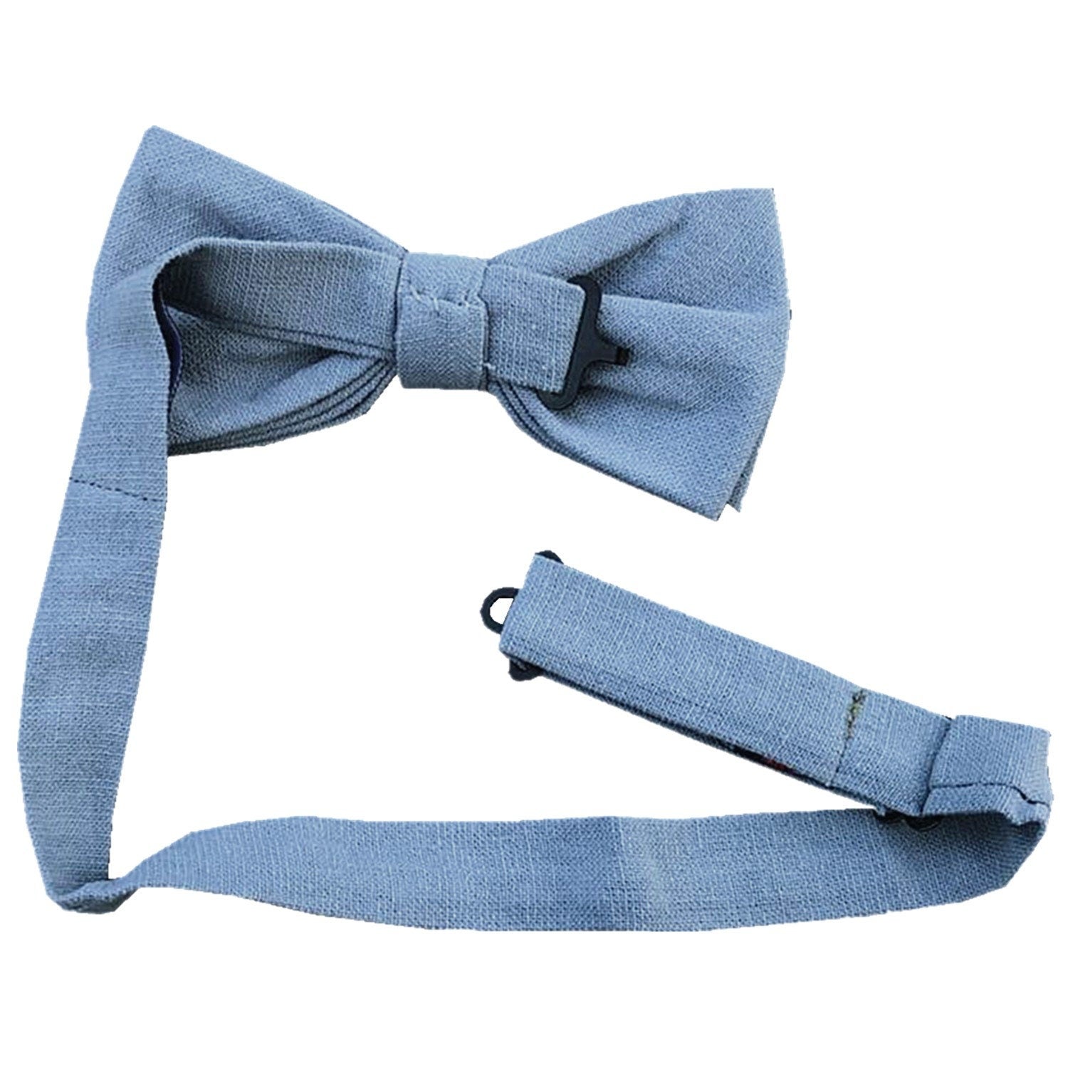 Dusty Blue Pre-Tied Bow Tie