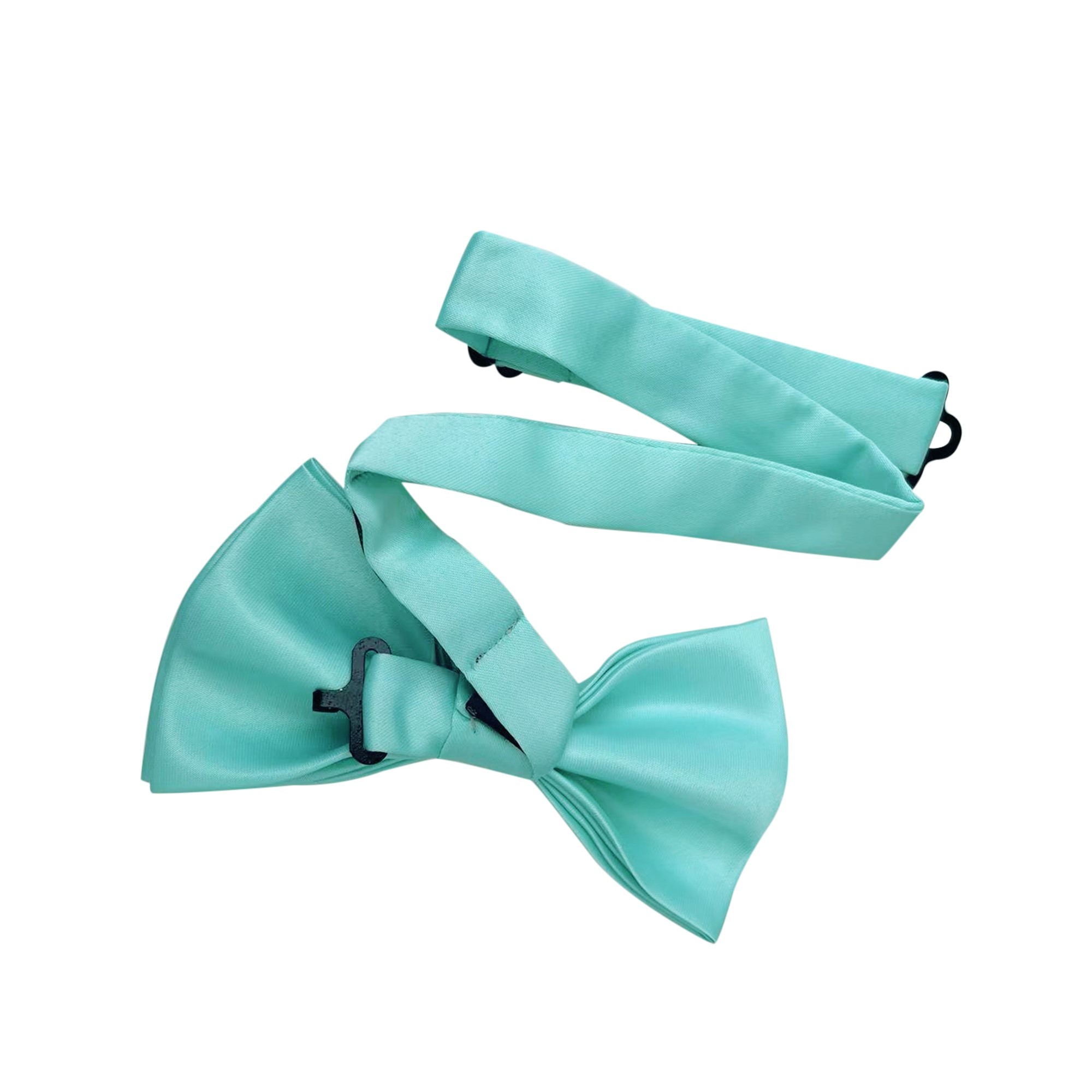 Tiffany Blue Satin Pre-tied Bow Tie