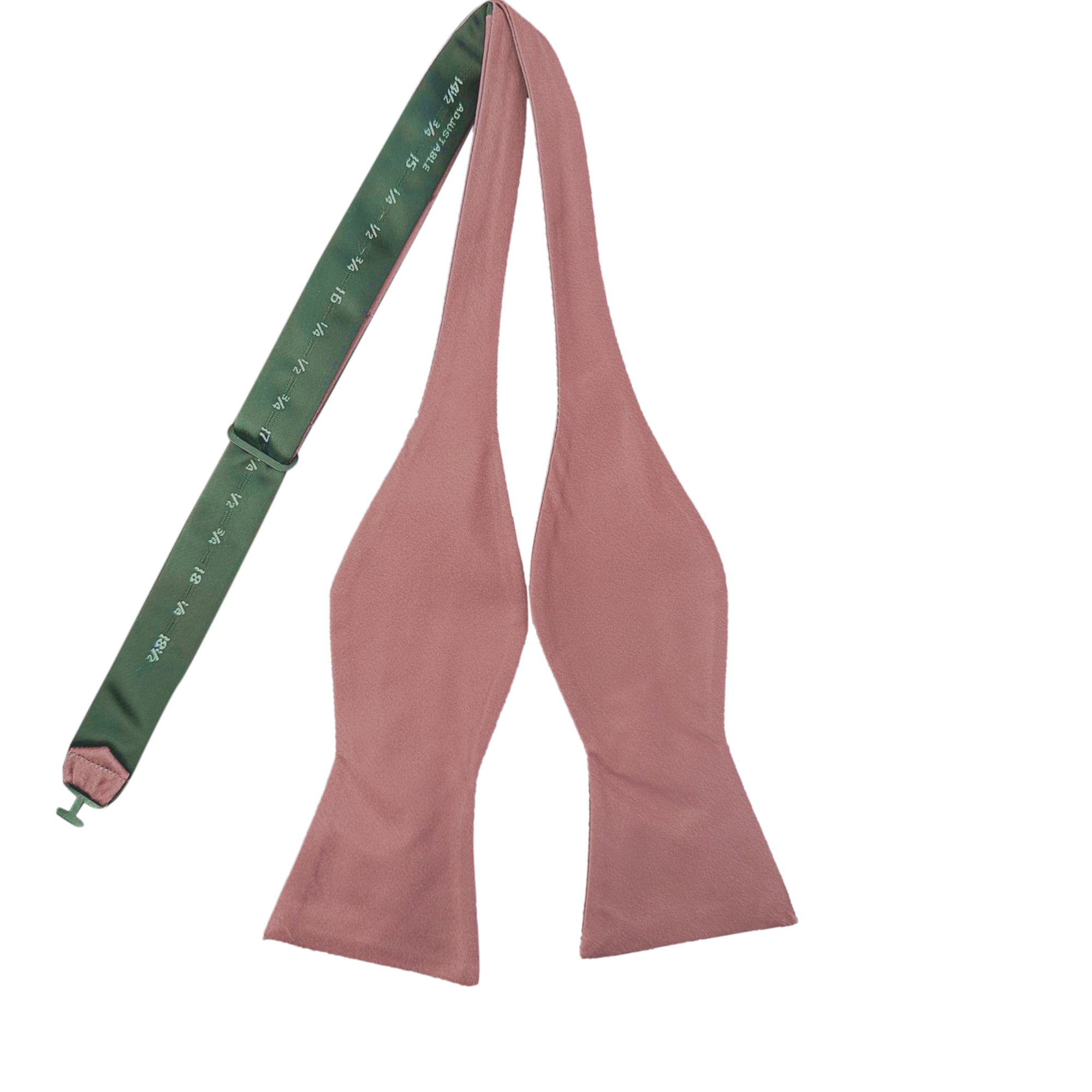 Desert Rose Matte Satin Self-tied Bow Tie