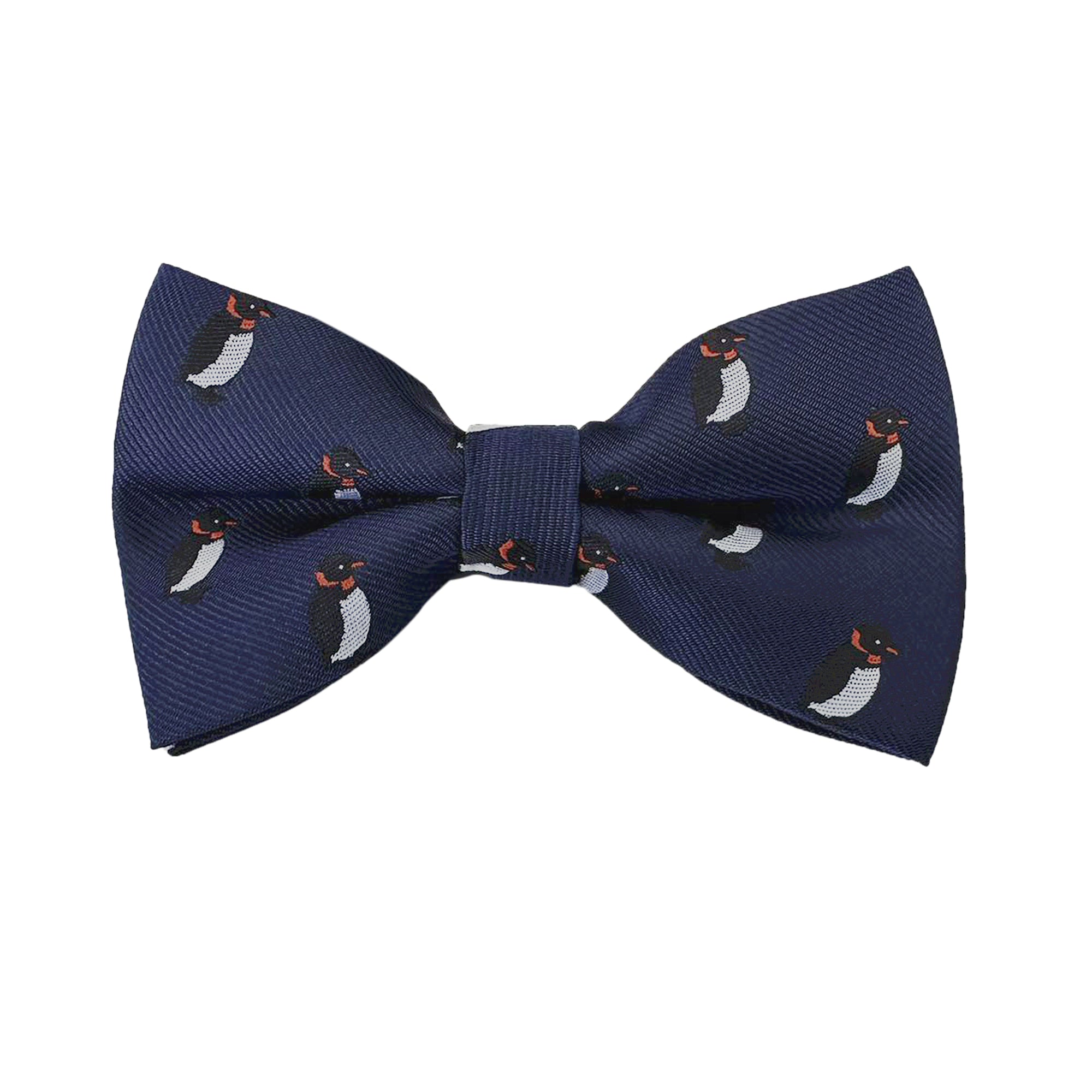 Navy Blue Penguin Pre-tied Bow Tie