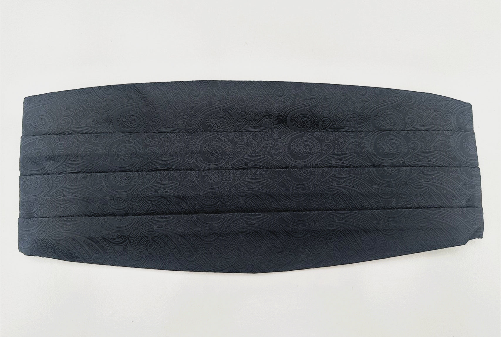 Black Paisley Cummerbund