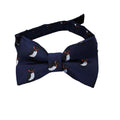 Navy Blue Penguin Kids Bow Tie