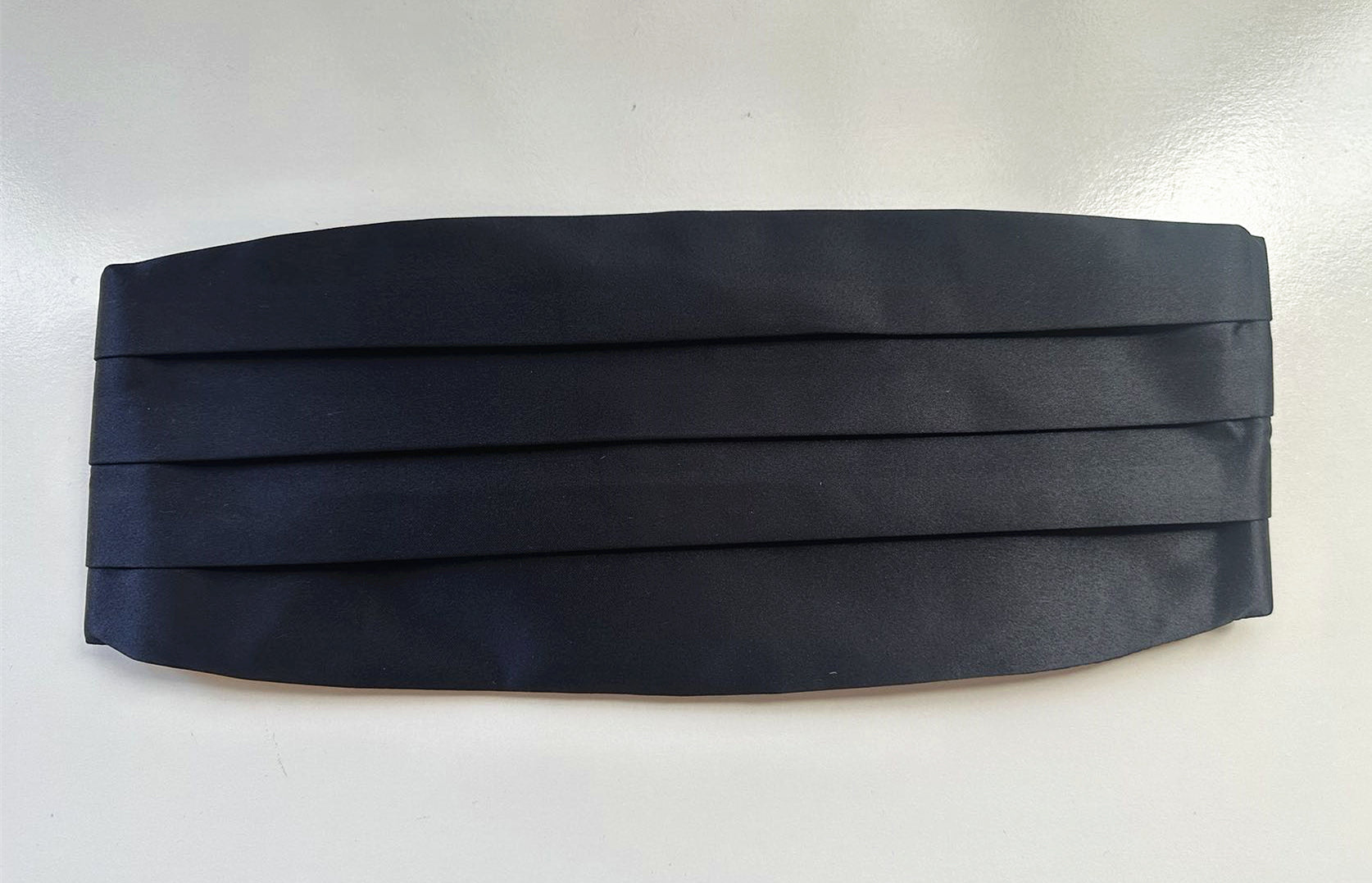 Black Plain Large Cummerbund