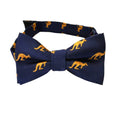 Navy Blue Kangaroo Kids Bow Tie