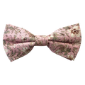 Light Pink with Sage Floral Pre-tied Bow Tie