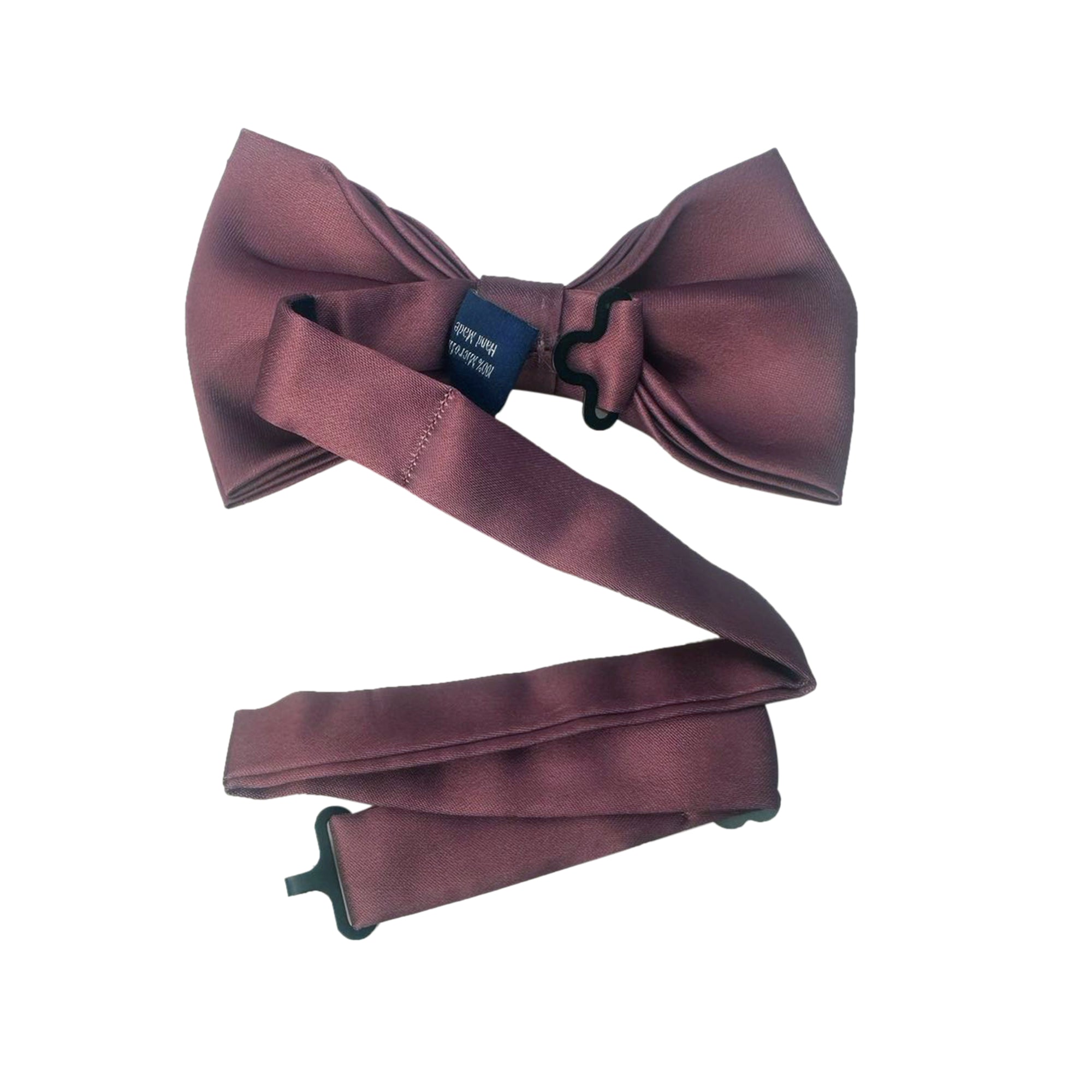 Amethyst Purple Satin Pre-tied Bow Tie