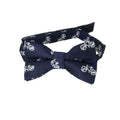 Navy Blue Bicycle Kids Bow Tie