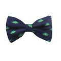 Navy Blue Green Stegosaurus Dinosaur Pre-tied Bow Tie