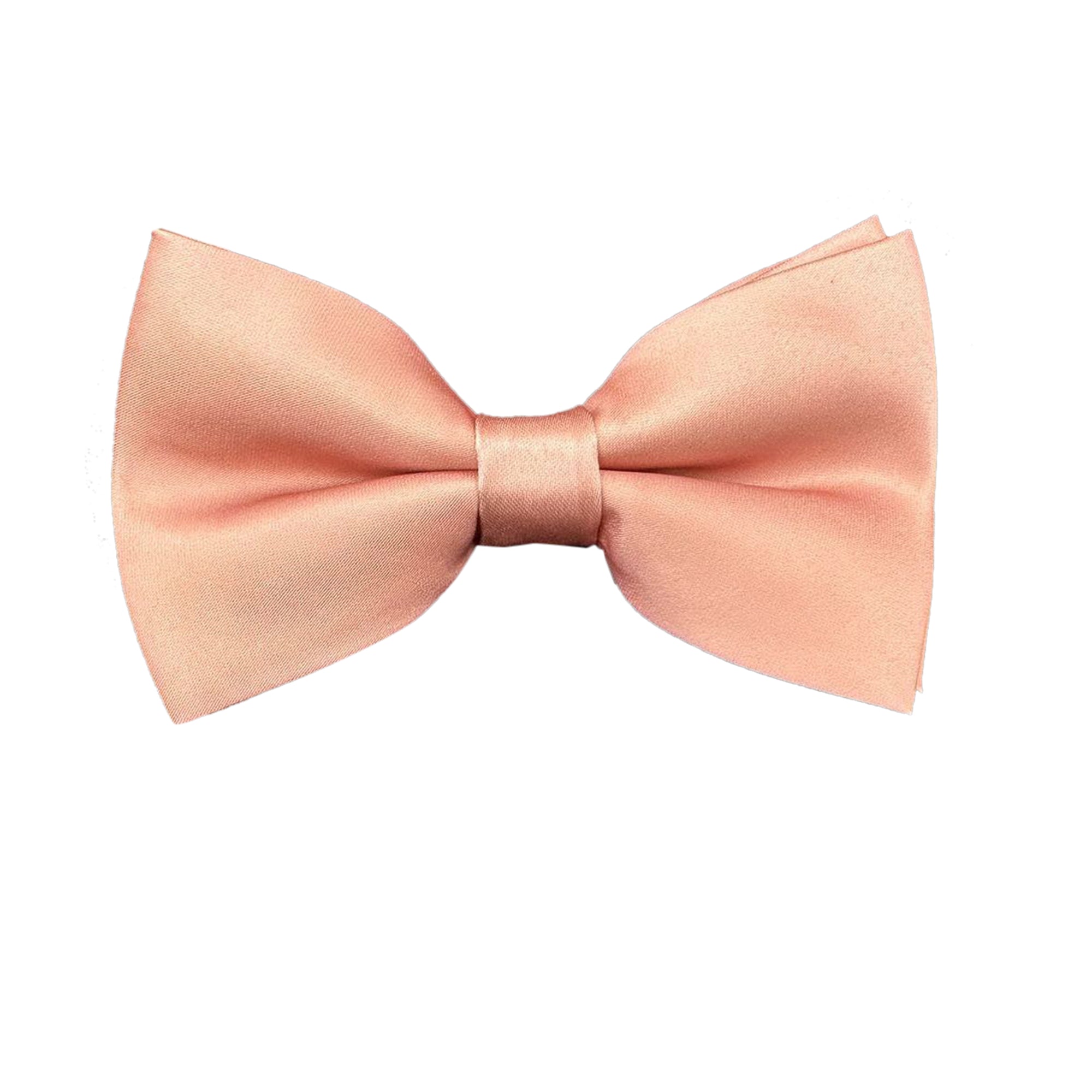 Champagne Rose Sundial Satin Pre-tied Bow Tie