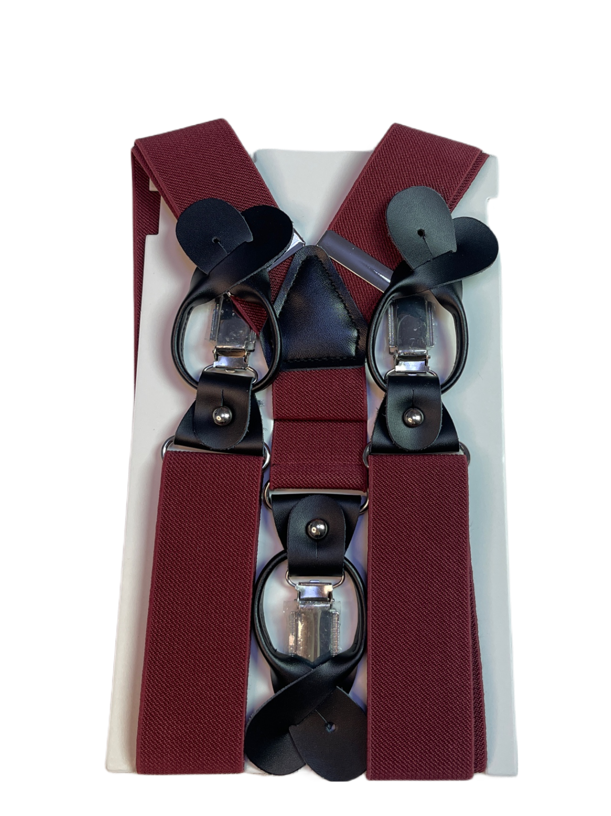 Burgundy Adult Suspender
