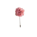 Dusty Blush Pink Flower Lapel Pin