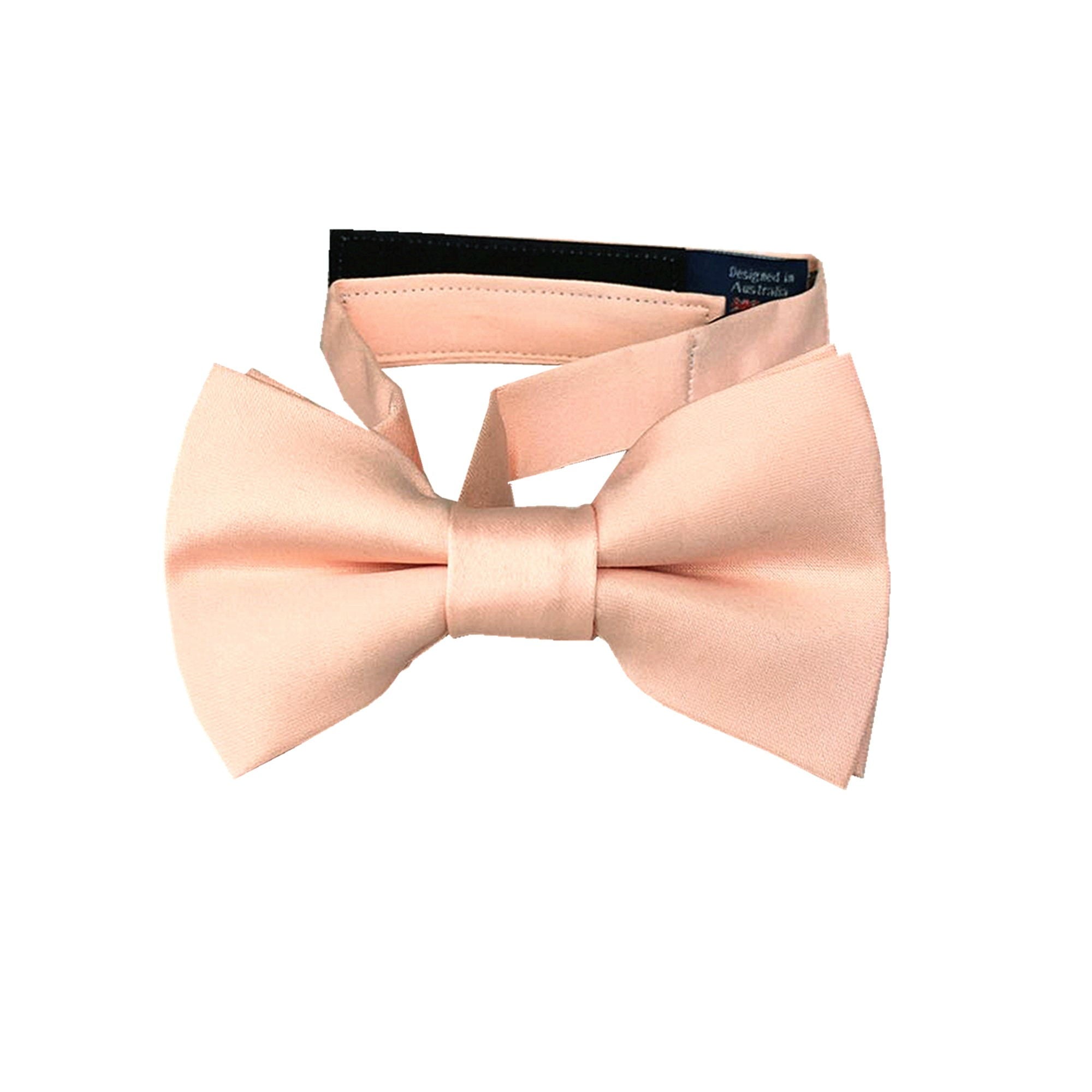 Peach Satin Kids Bow Tie