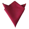 Apple Maroon Linen Pocket Square