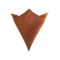 Rusty Bronze Linen Pocket Square