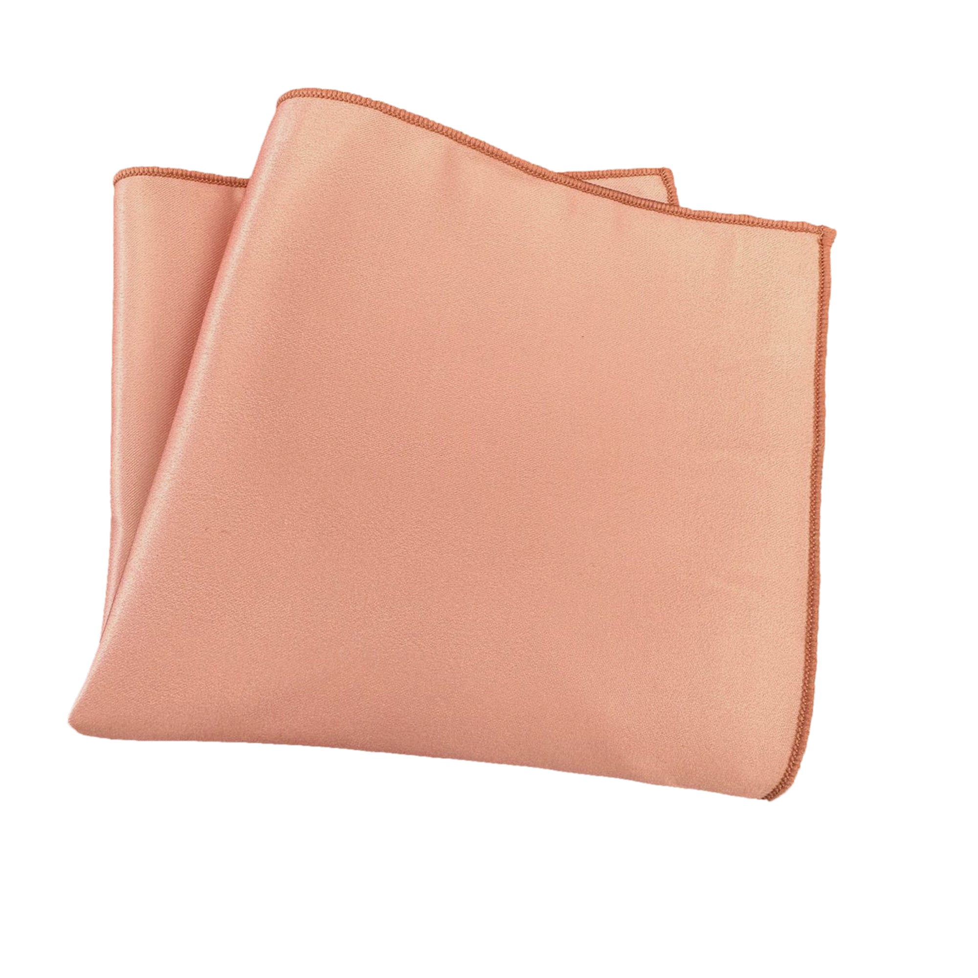 Champagne Rose Sundial Satin Pocket Square