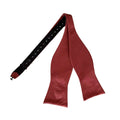 Cinnamon Rose Satin Self-tied Bow Tie
