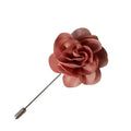 Coral Pink Flower Lapel Pin