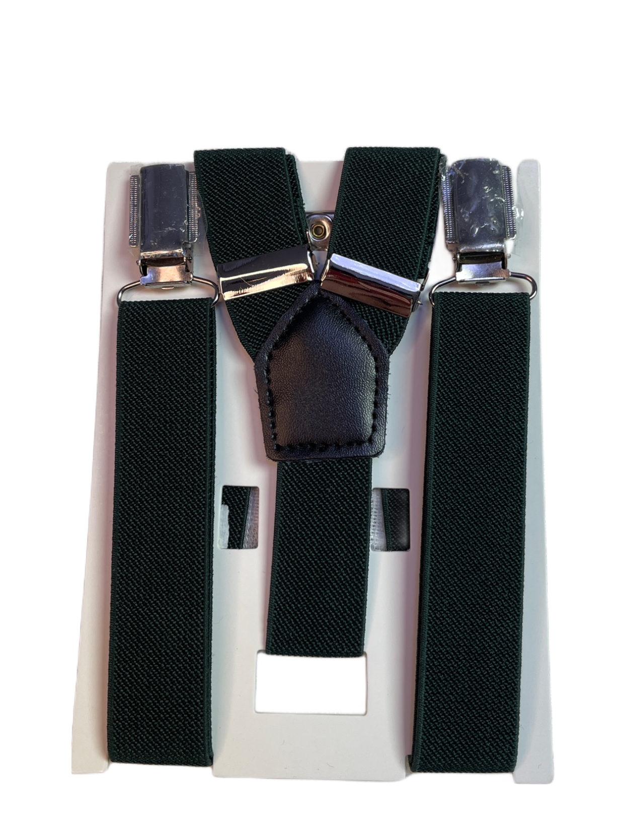 Dark Green Kids Suspender