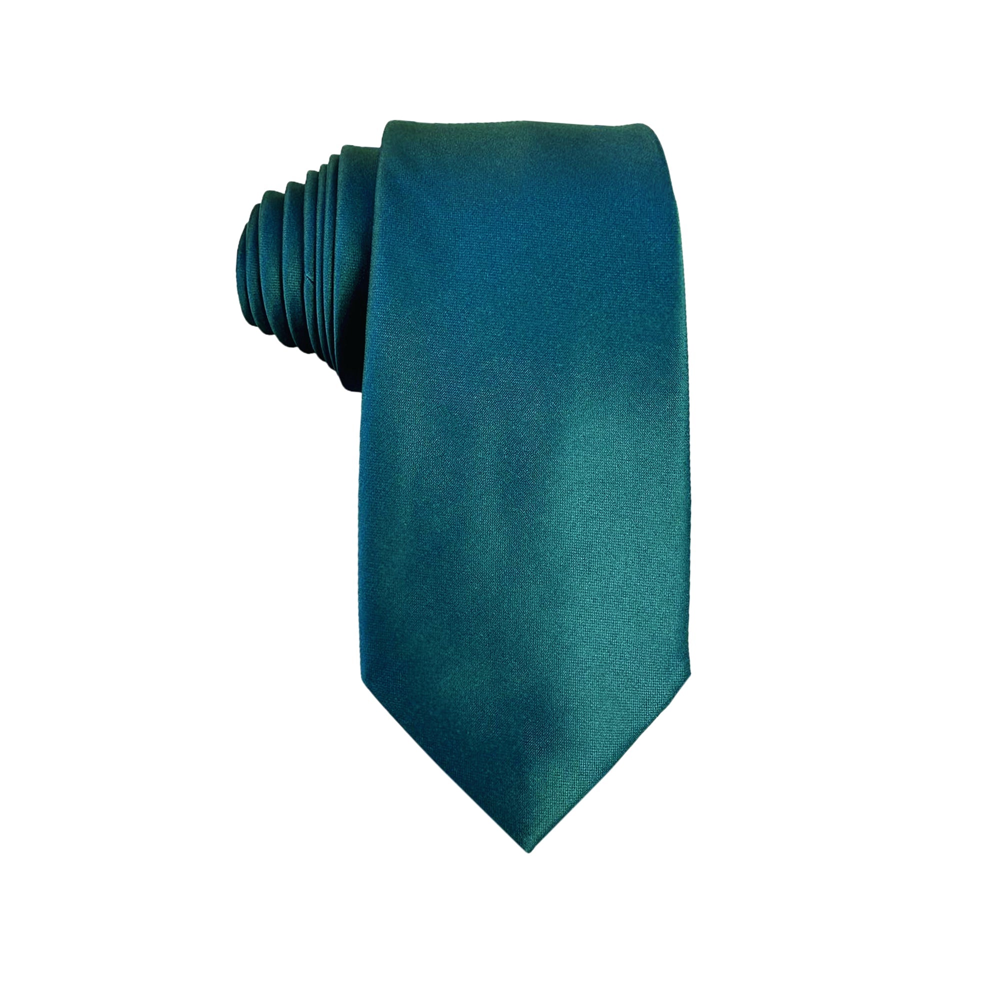 Peacock Satin Necktie