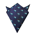 Navy Dino Pocket Square