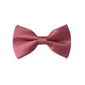 Dusty Rose Pink Satin Pre-tied Bow Tie