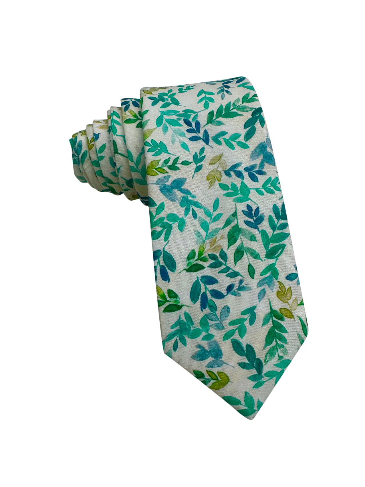 Sage Green Grass Skinny Tie
