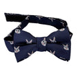 Navy Blue Bunny Kids Bow Tie
