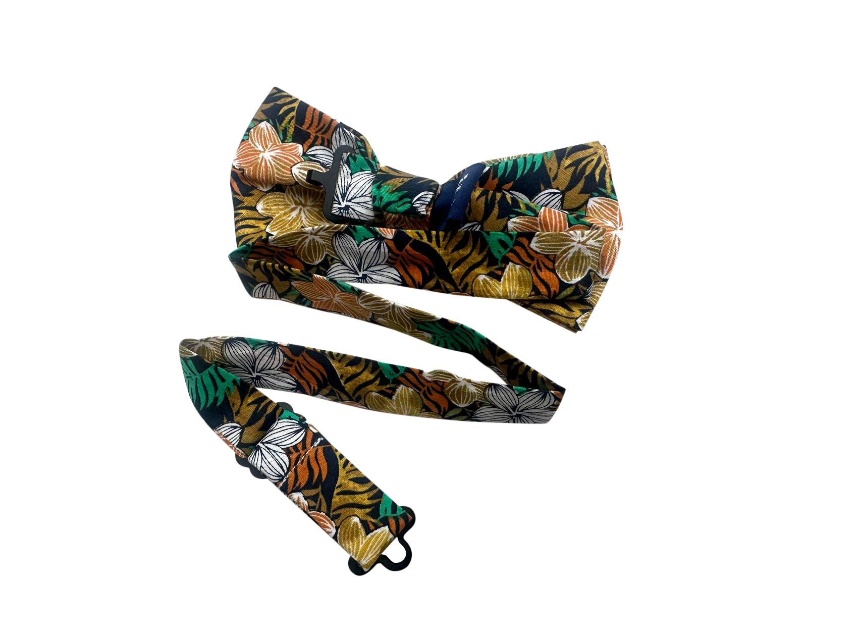 Luxor Gold Tropical Leaves Pre-tied Bow Tie