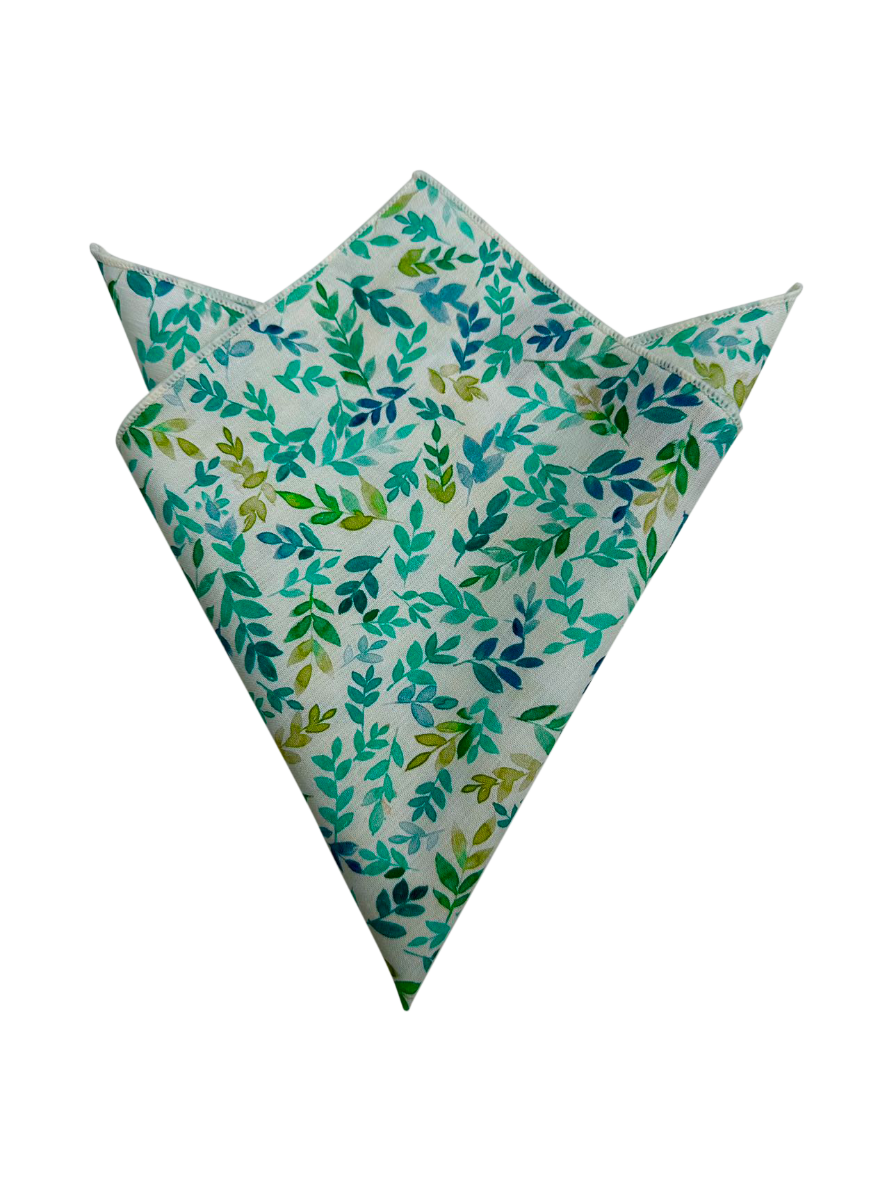 Sage Green Grass Pocket Square