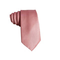 Dusty Rose Satin Necktie