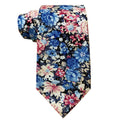 Blue Rose Floral Necktie