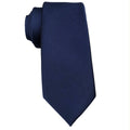 Navy Weave Skinny Tie
