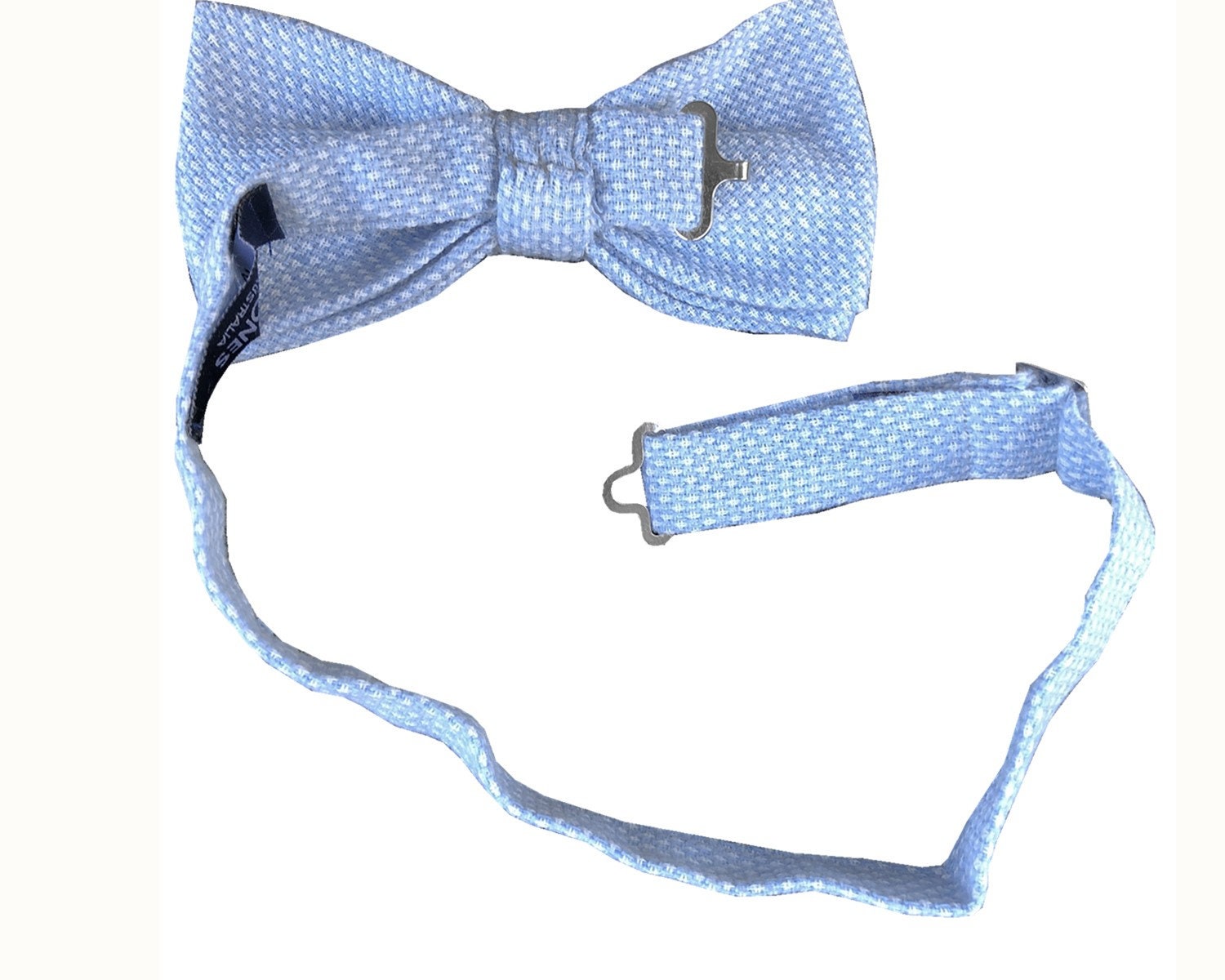 Sky Blue Polka Dots Bow Tie