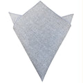 Grey Tweed Pocket Square