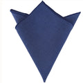 Navy Blue Cotton Pocket Square