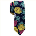 Yellow Pineapple Skinny Tie
