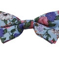 Pink Lavender Floral Pre-tied Bow Tie
