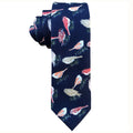 Navy Blue Sparrow Skinny Tie