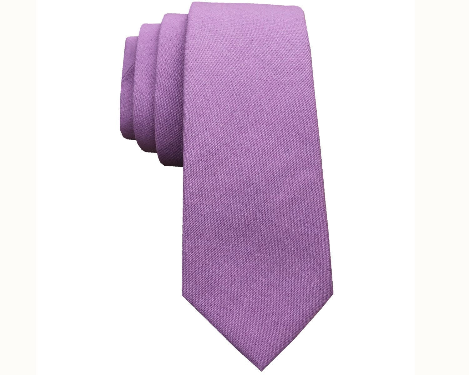 Purple Lilac Skinny Tie