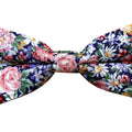Pink Purple Floral Pre-tied Bow Tie