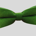 Hunter Green Linen Pre-tied Bow Tie
