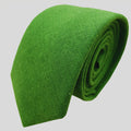 Green Lime Linen Necktie