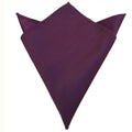 Dark Burgundy Weave Pocket Square