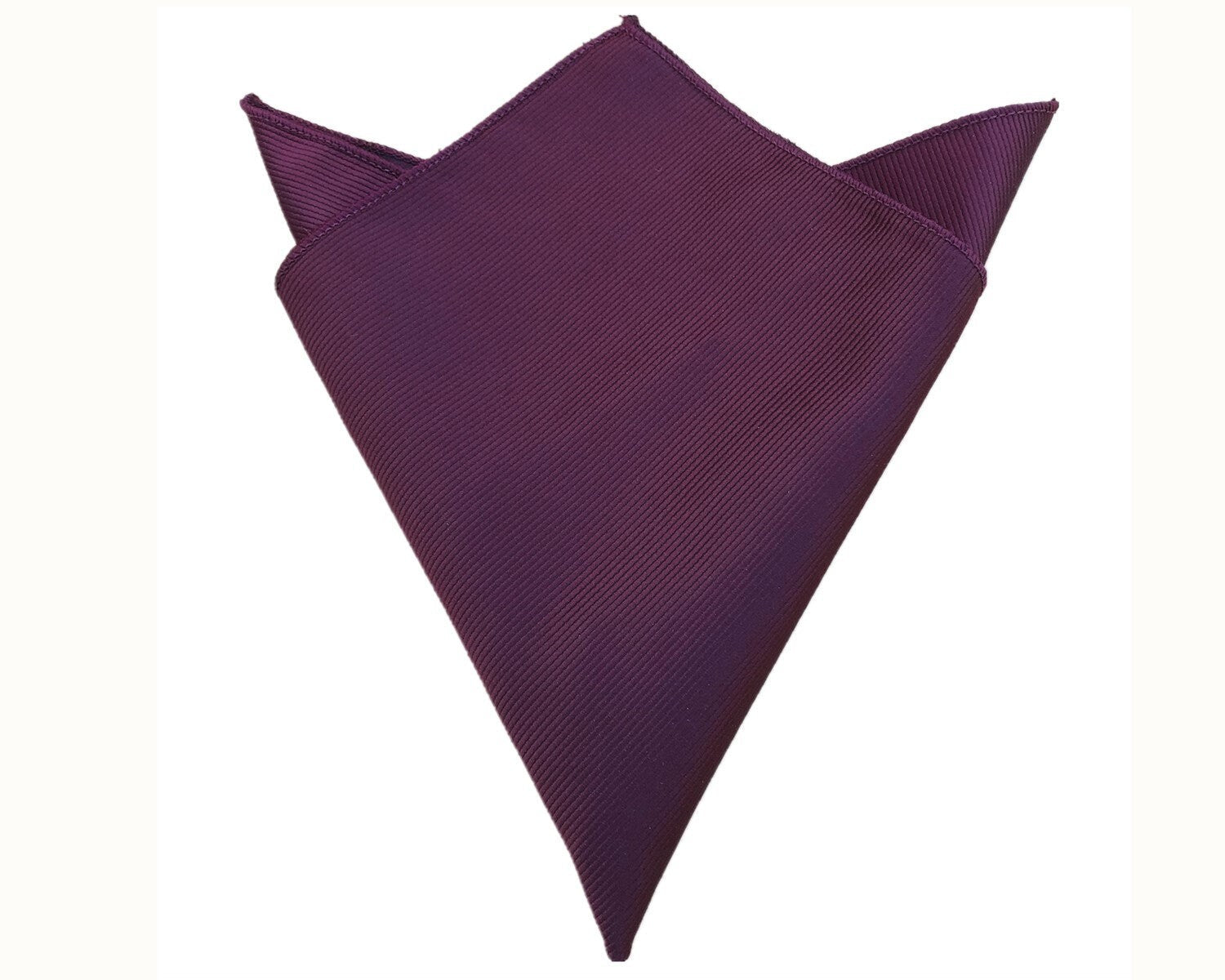 Dark Burgundy Weave Pocket Square