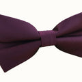 Dark Burgundy Weave Pre-tied Bow Tie